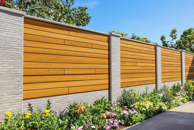 Habiller un mur en parpaing exterieur avec du bois