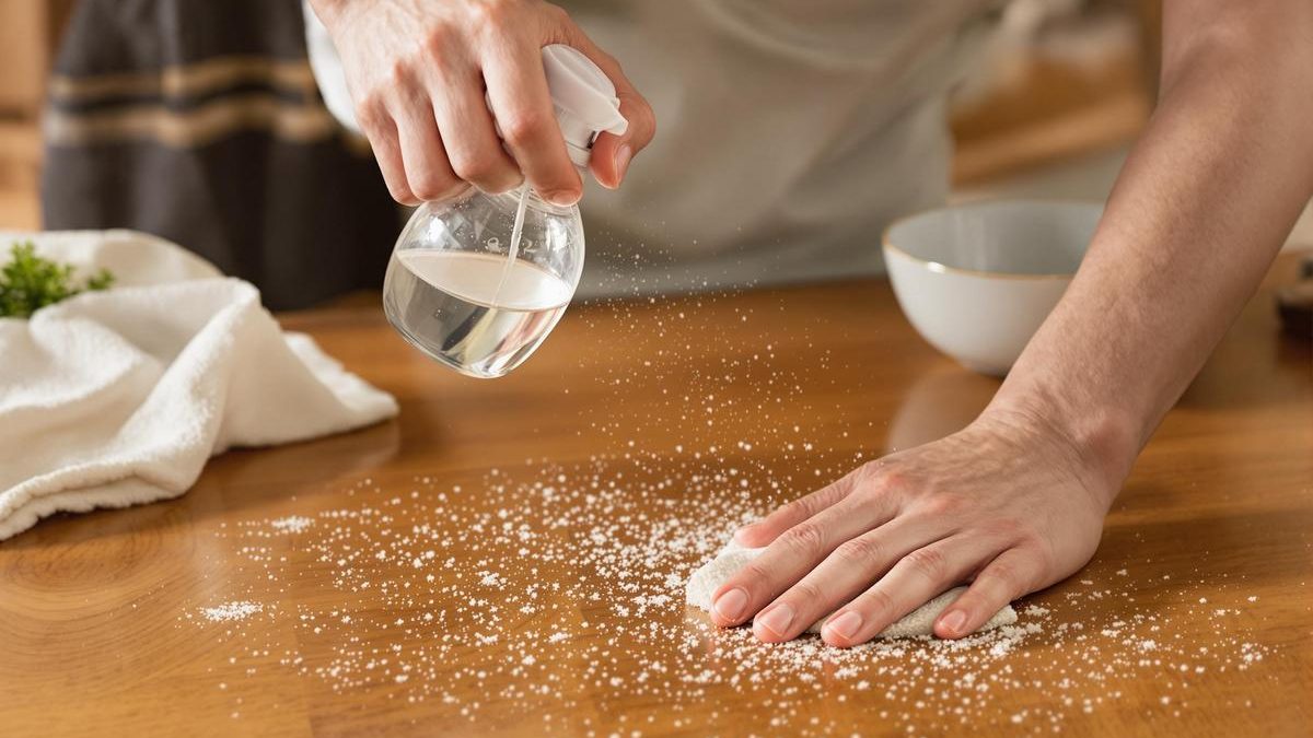 Nettoyer une table en bois avec du vinaigre blanc.jpg