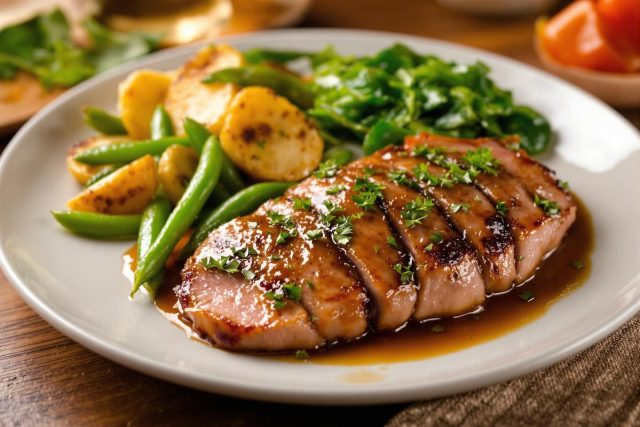 Quel légumes avec magret de canard au poivre vert